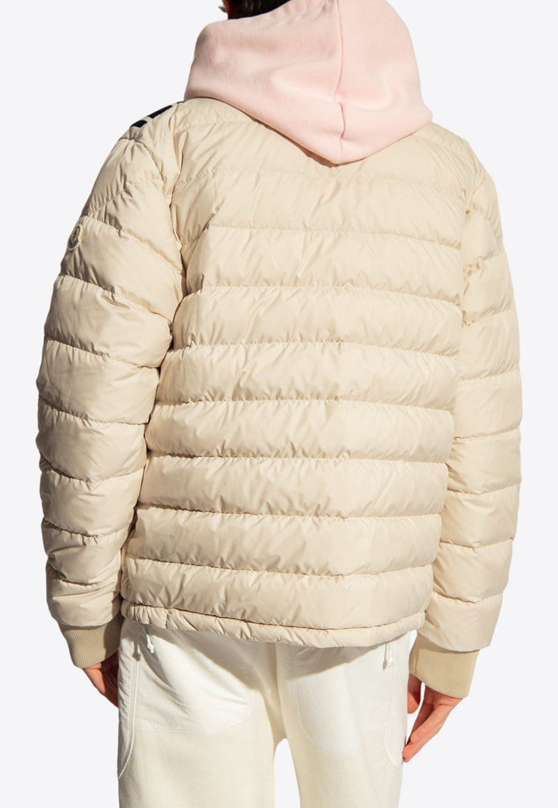 Barrot Striped Quilted Down Jacket