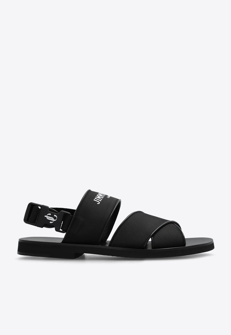 Jude Logo Print Sandals