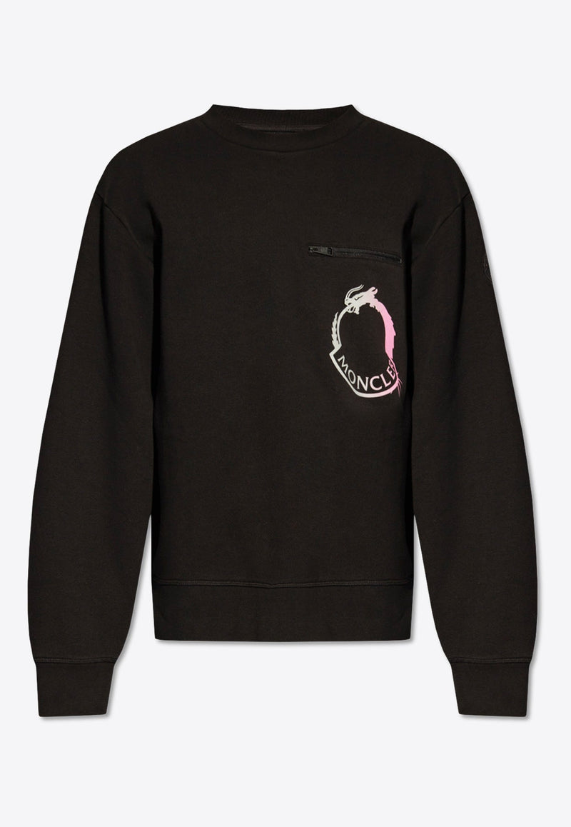 Logo Print Crewneck Sweatshirt