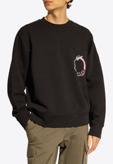 Logo Print Crewneck Sweatshirt