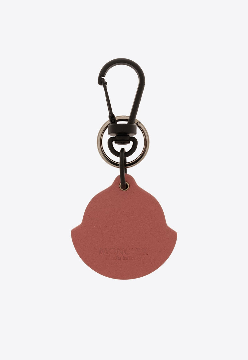 Logo Appliqué Leather Keyring