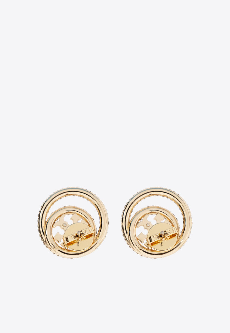 Miller Crystal Embellished Stud Earrings