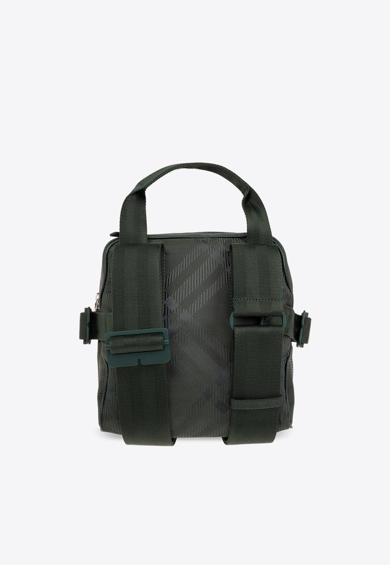 Jacquard Check Shoulder Bag