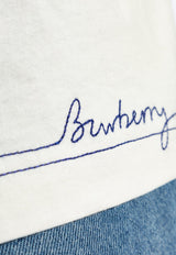 Embroidered Signature Logo T-shirt