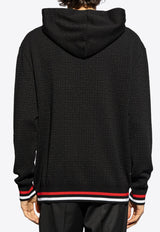 Monogram Jacquard Hooded Sweatshirt