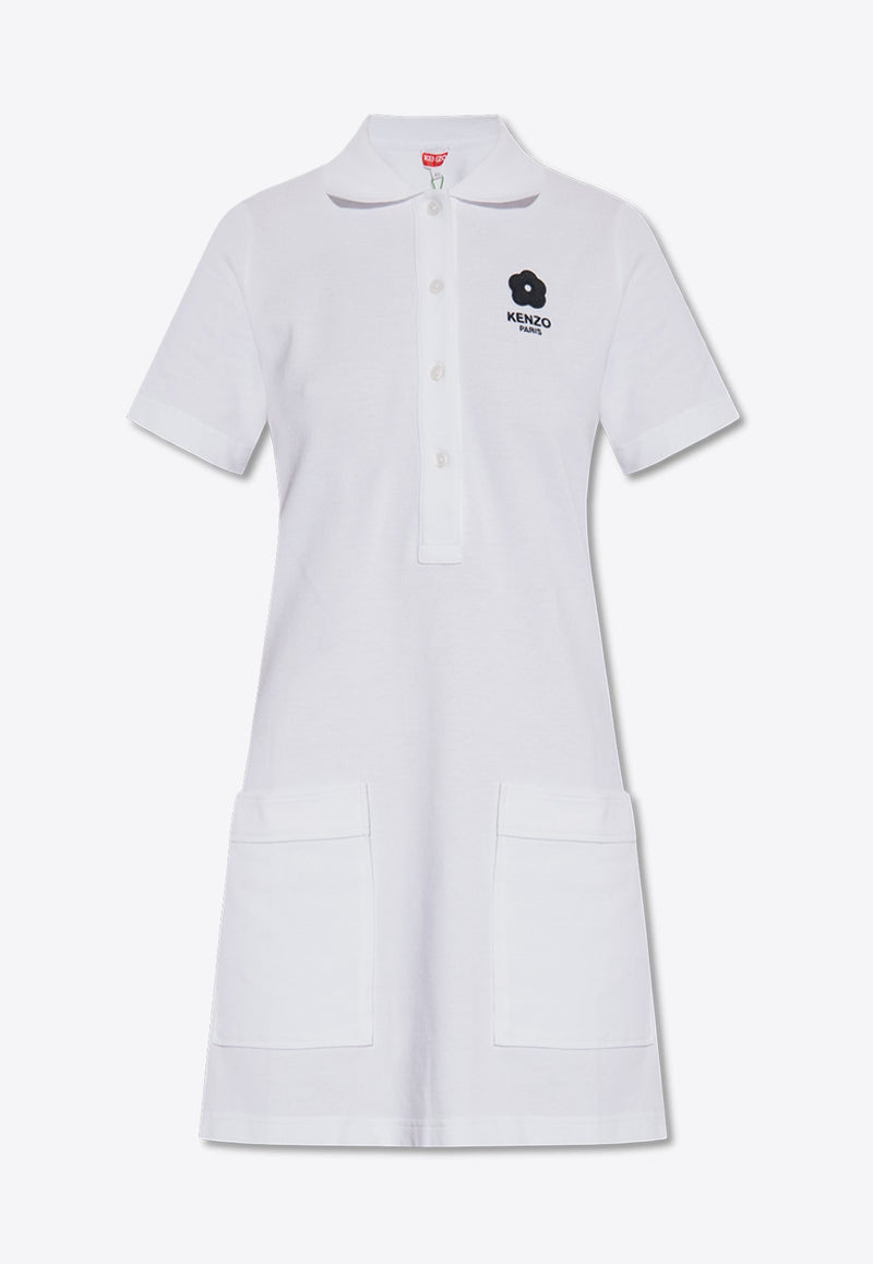 Boke Flower Mini Polo Dress