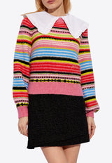 Striped Soft Wool Sweater