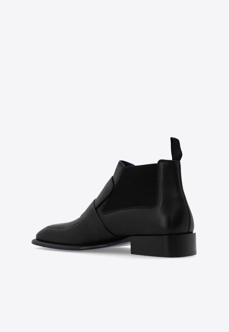 Shield Leather Chelsea Boots