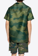 Camouflage Monogram Short-Sleeved Shirt