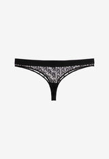 Monogram Jacquard Lace Thong