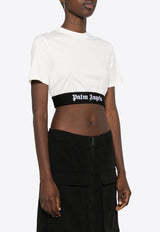 Logo Band Cropped T-shirt