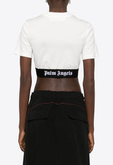 Logo Band Cropped T-shirt