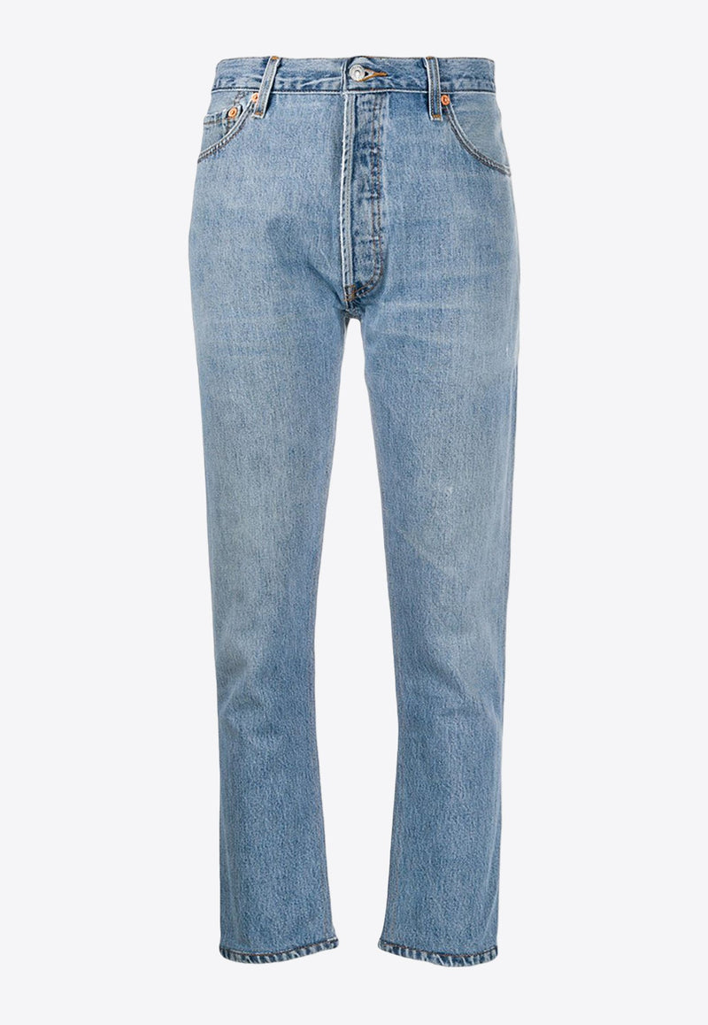 High-Rise Cropped Jeans