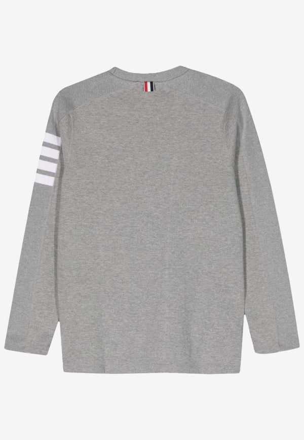 4-bar Stripes Long-Sleeved T-shirt