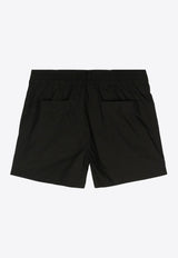 Pressed-Crease Poplin Shorts