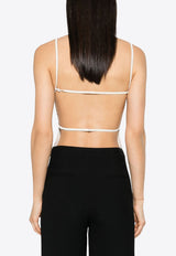 Open-Back Sequined Top