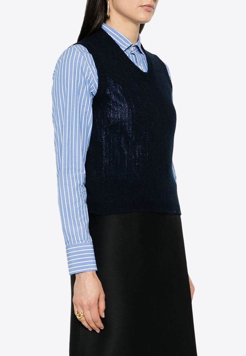 V-neck Cashmere Vest