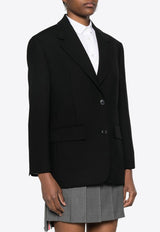 Single-Breasted Wool Blazer