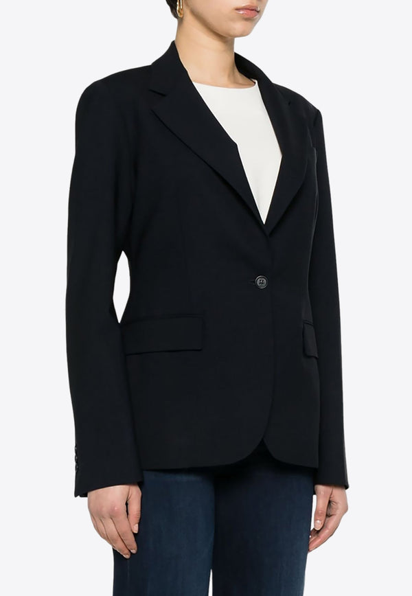 Single-Breasted Wool Blazer