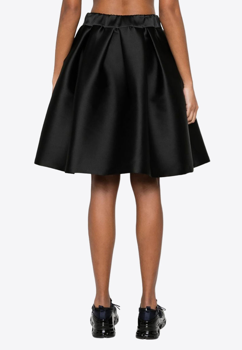 Papavero Pleated Full Mini Skirt