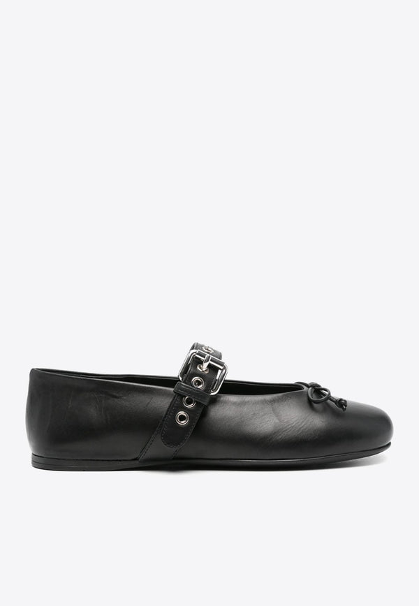 Calf Leather Ballet Flats