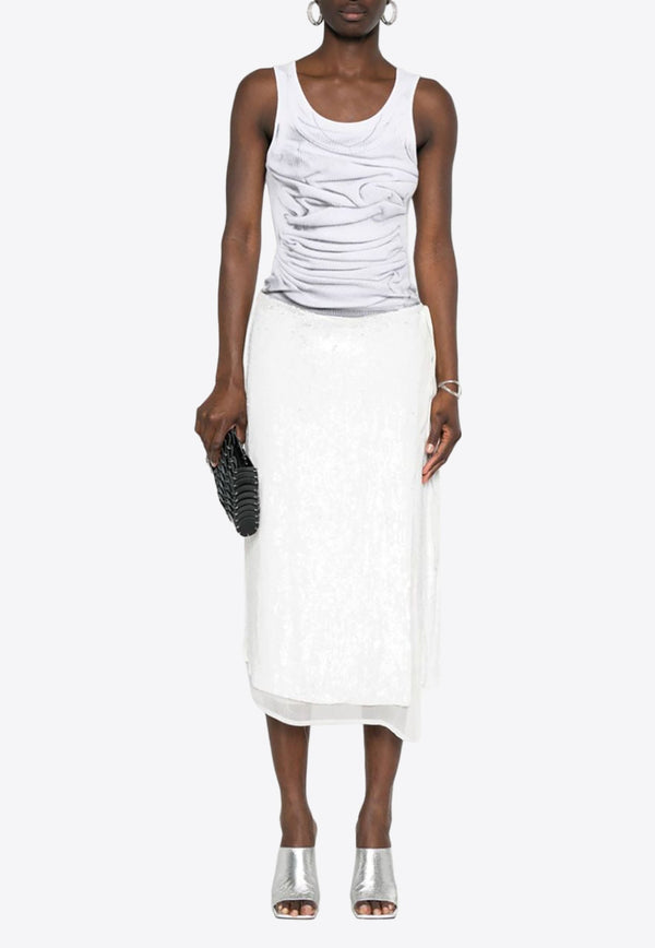 Gabriel Sequined Wrap Skirt