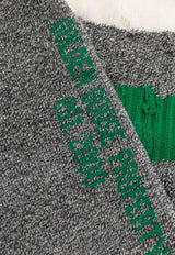 Stripe-Detail Ribbed Knit Socks
