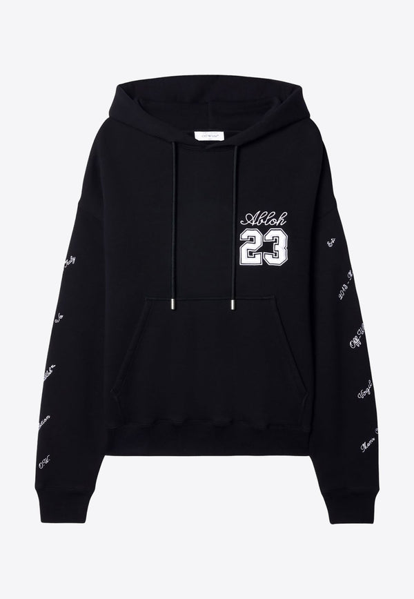 23 Logo Embroidered Hooded Sweatshirt