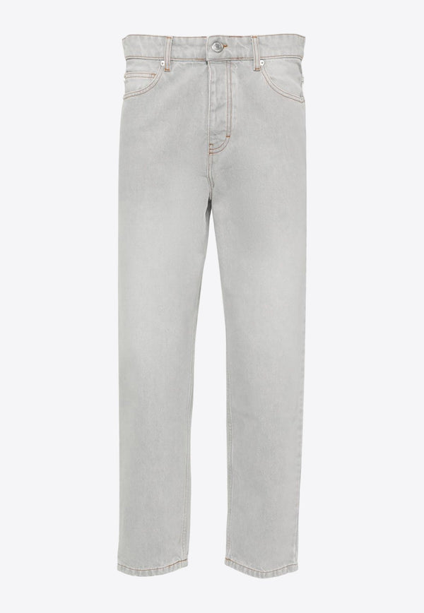 Cropped Tapered Jeans