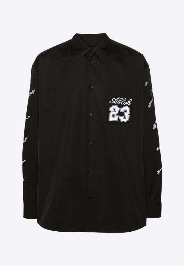23 Logo-Embroidered Button-Up Shirt