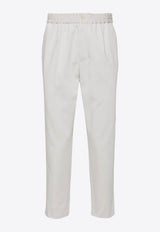 Mid-Rise Cropped Pants