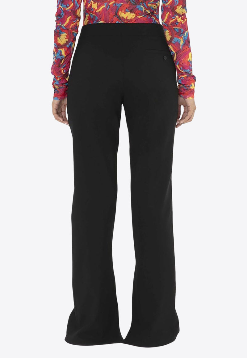 Front-Slit Straight Pants