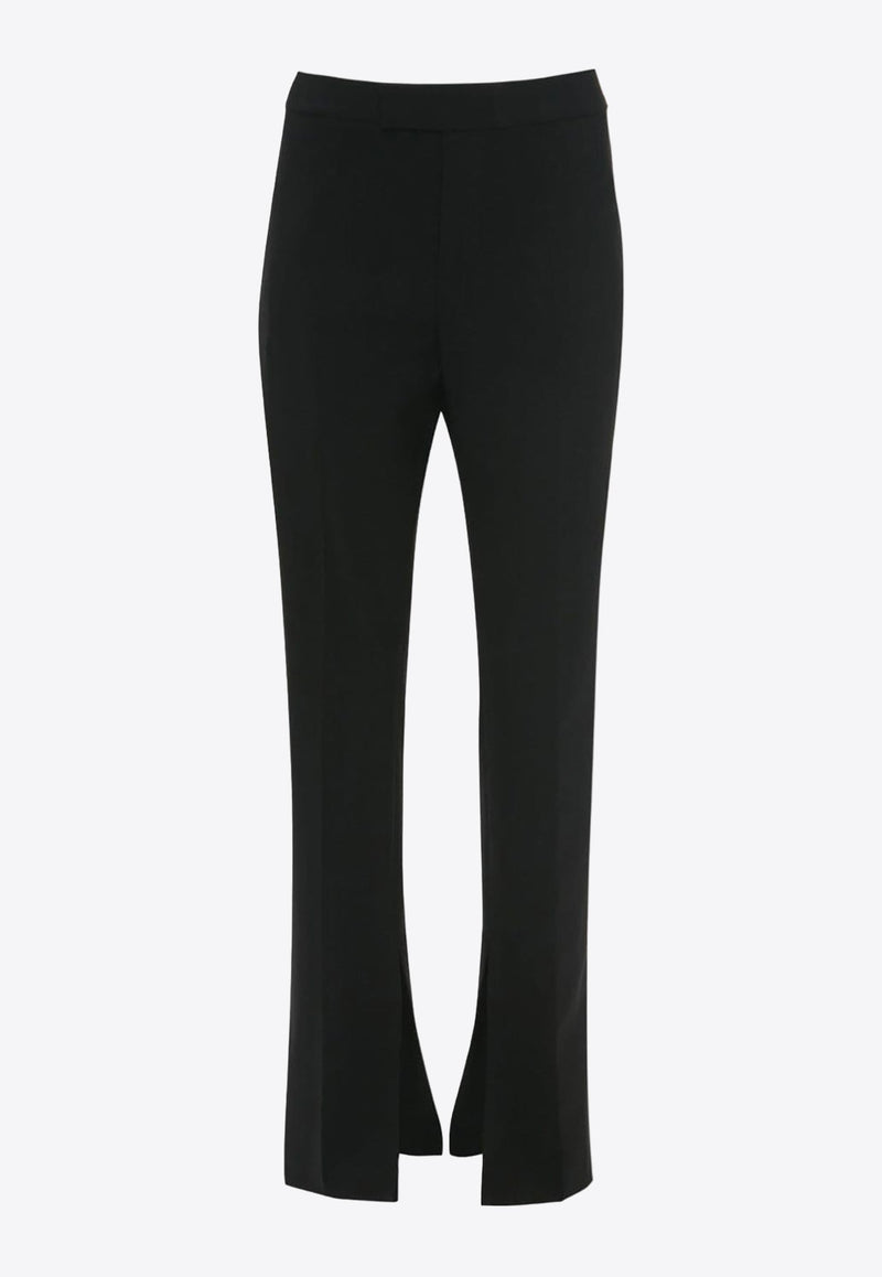 Front-Slit Straight Pants