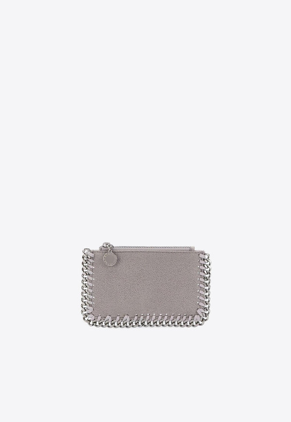 Falabella Logo-Charm Zipped Cardholder