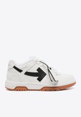 Out of Office Paneled Leather Sneakers