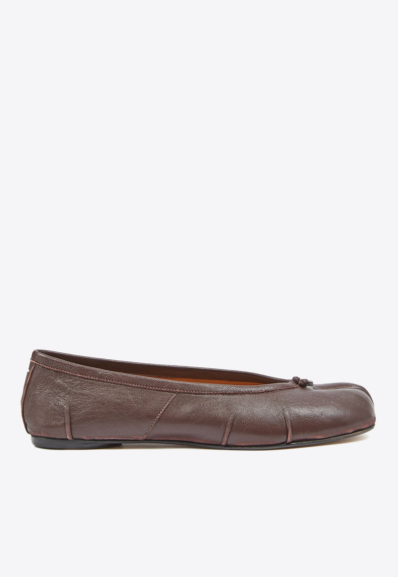 Tabi Calf Leather Ballet Flats