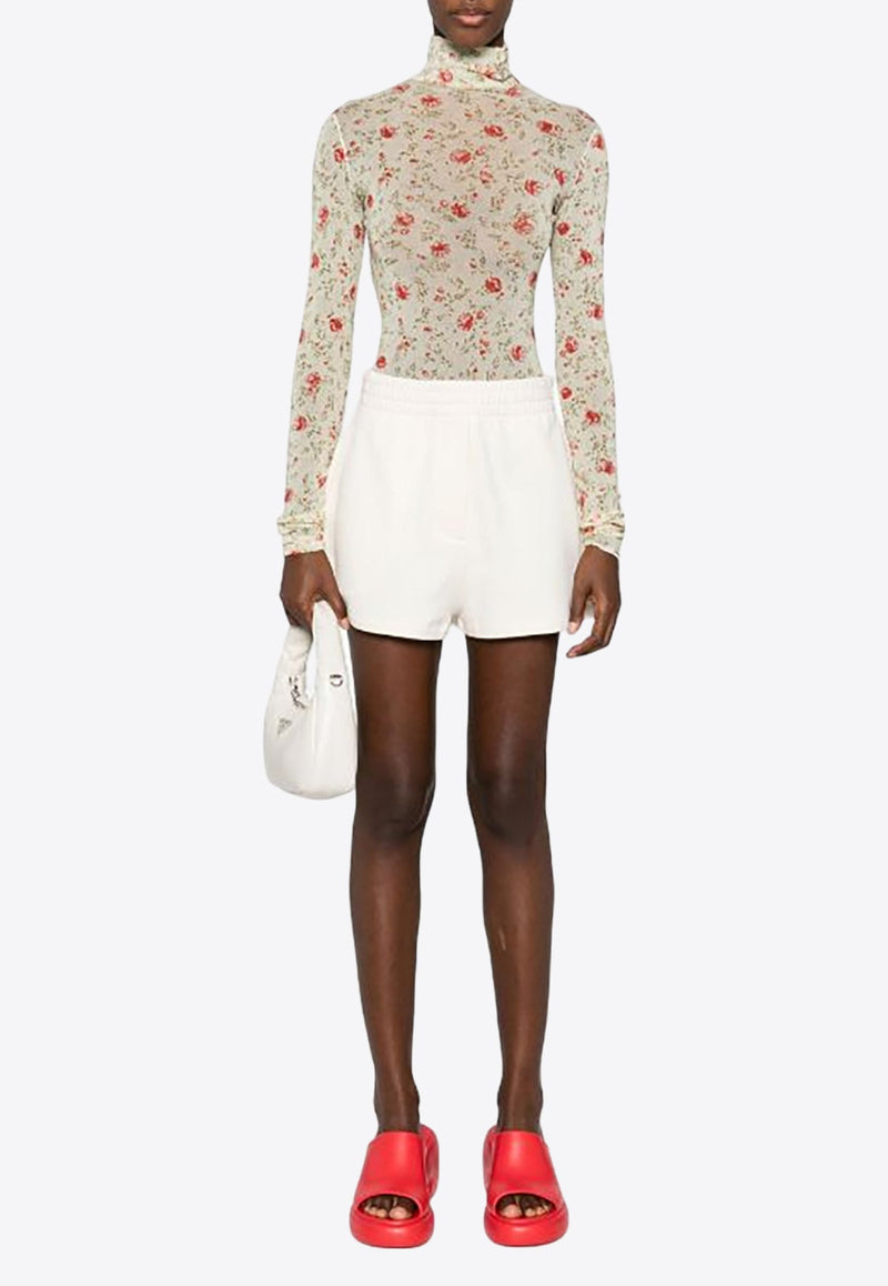 Poppy Print Turtleneck Bodysuit