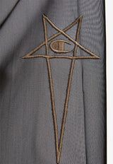 Pentagram Logo Mesh Top
