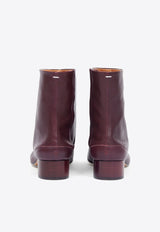 Tabi Calf Leather Ankle Boots