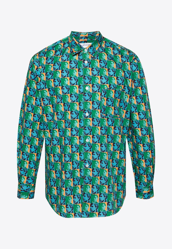 X Andy Warhol Printed Long-Sleeved Shirt