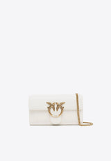 Classic Love One Leather Crossbody Bag