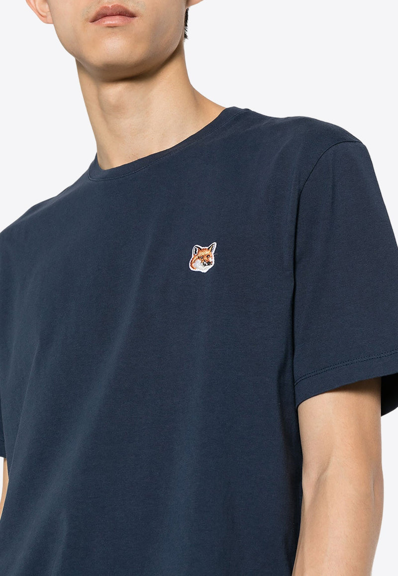 Fox Logo Patch Crewneck T-shirt