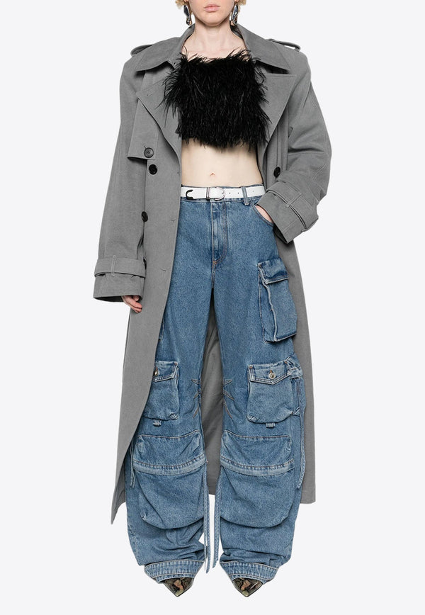 Fern Wide-Leg Cargo Jeans