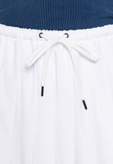 Poplin Pleated Skirt