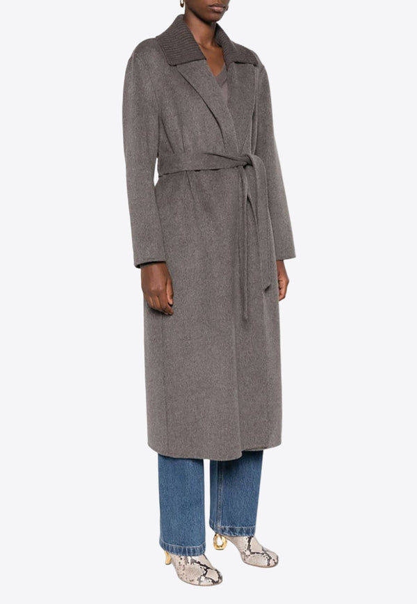 Leak Self-Tie Long Coat