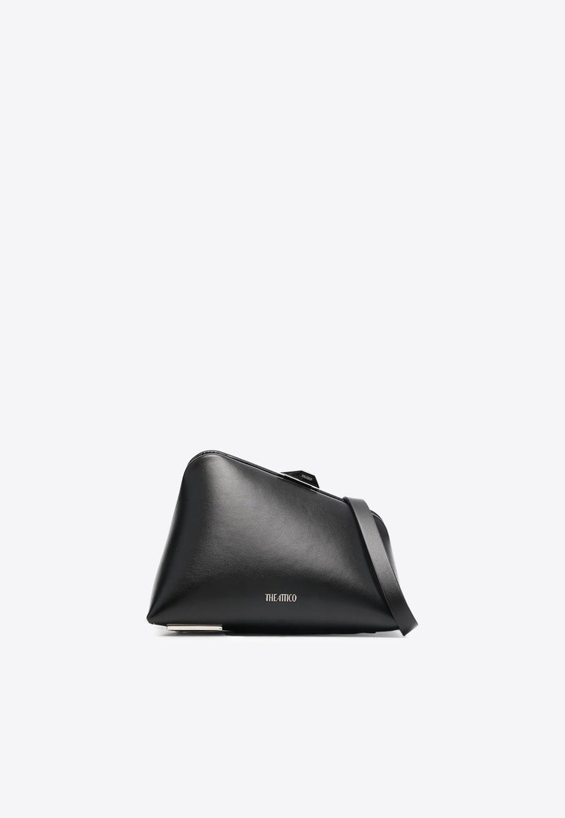 Mini Midnight Leather Clutch Bag