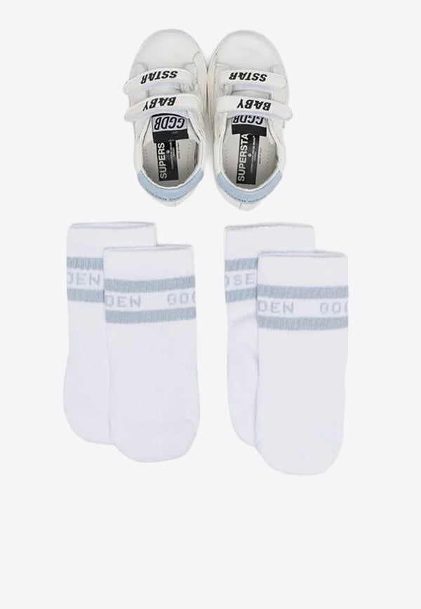 Baby Boys Sneakers and Socks School Gift Set