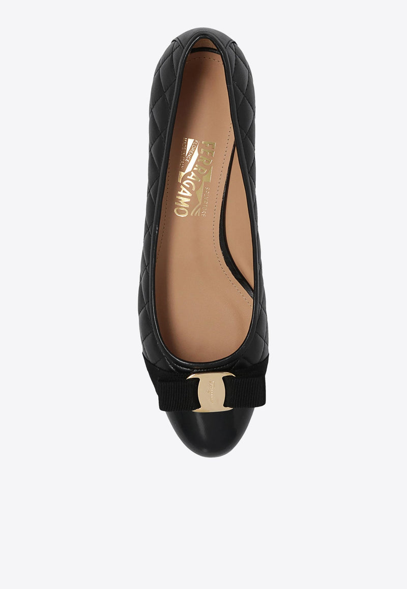 Vara 40 Quilted Leather Pumps