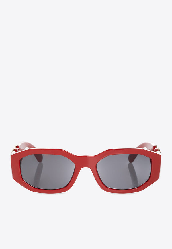 Medusa Biggie Rectangular Sunglasses