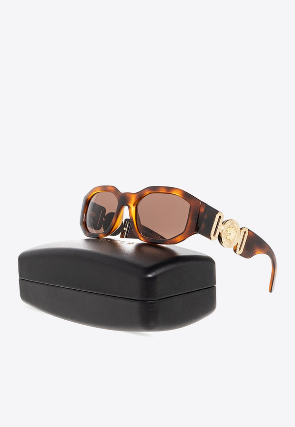 Medusa Biggie Rectangular Sunglasses